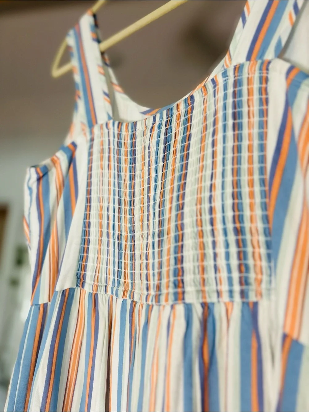 Marilou Wolfe Striped Summer Dress – Size M - Picture 6 of 7